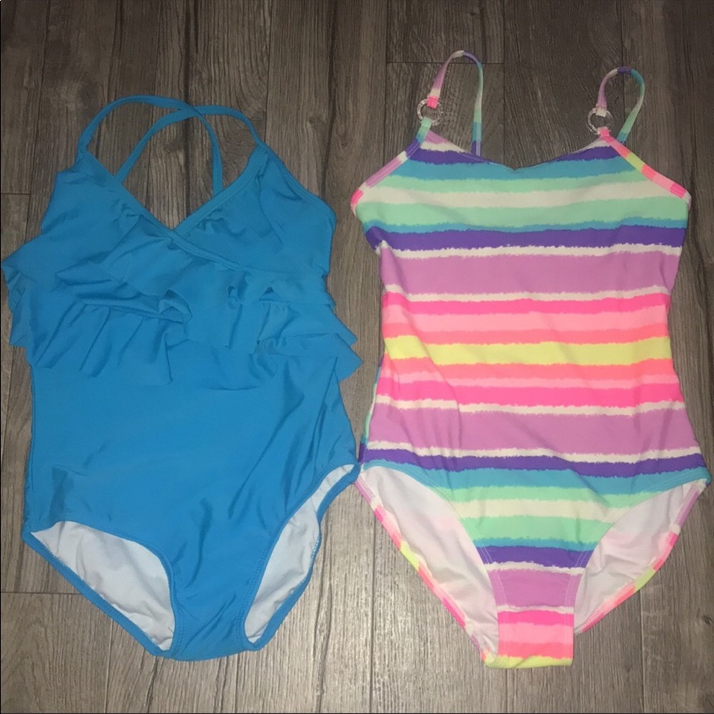 Lot of girls two pieces swimsuit.Size 10/12.